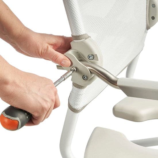 Etac Swift Mobil-2 XL Shower Commode with XL Back - Australian Assistive Technology Centre