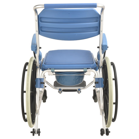 22 inch Wheelchair Aluminium Commode Chair - Australian Assistive Technology Centre