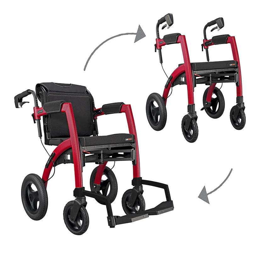 Rollz Motion Performance 2-in-1 Walker Wheelchair - Australian Assistive Technology Centre