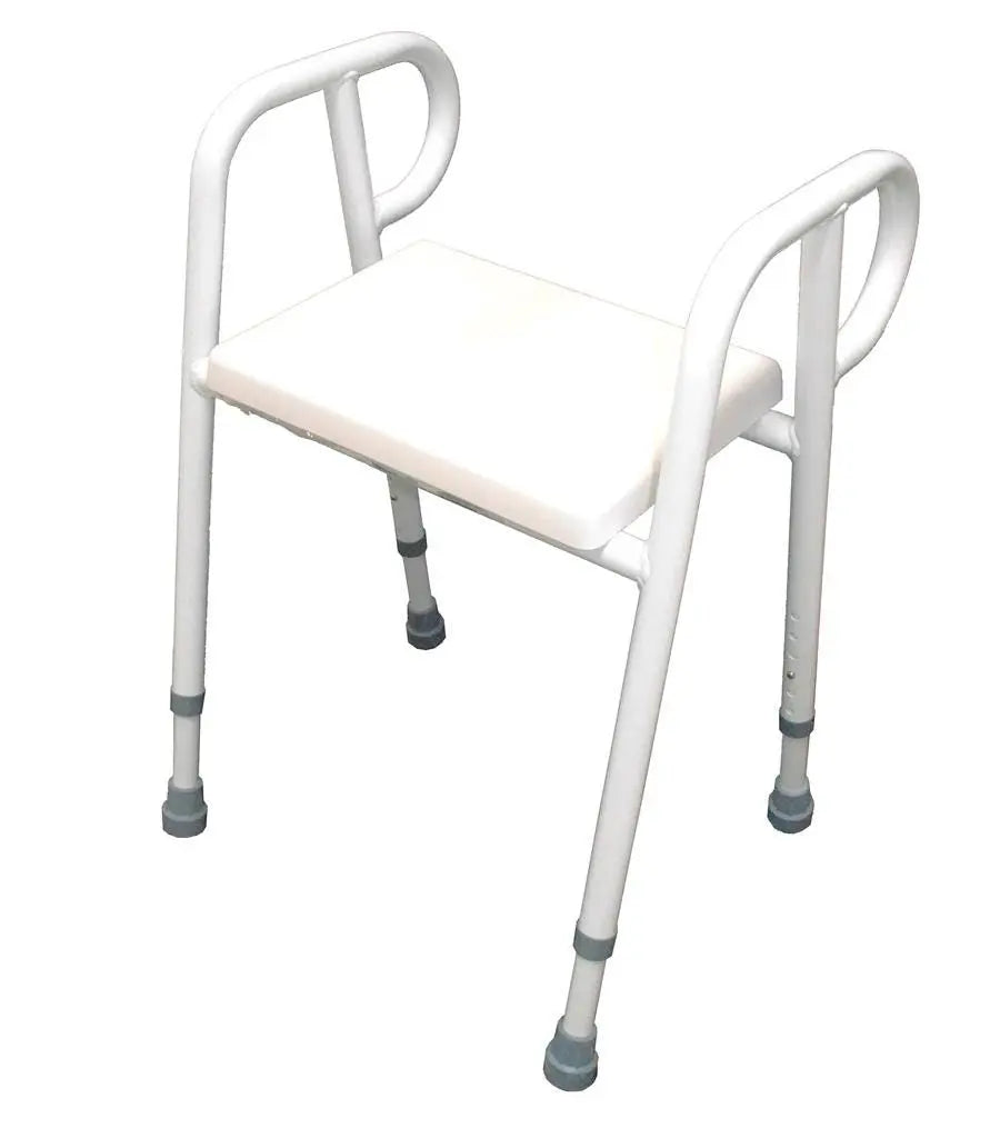 KCare Premium Shower Stool with PU Seat - 450mm - 250kg - Australian Assistive Technology Centre