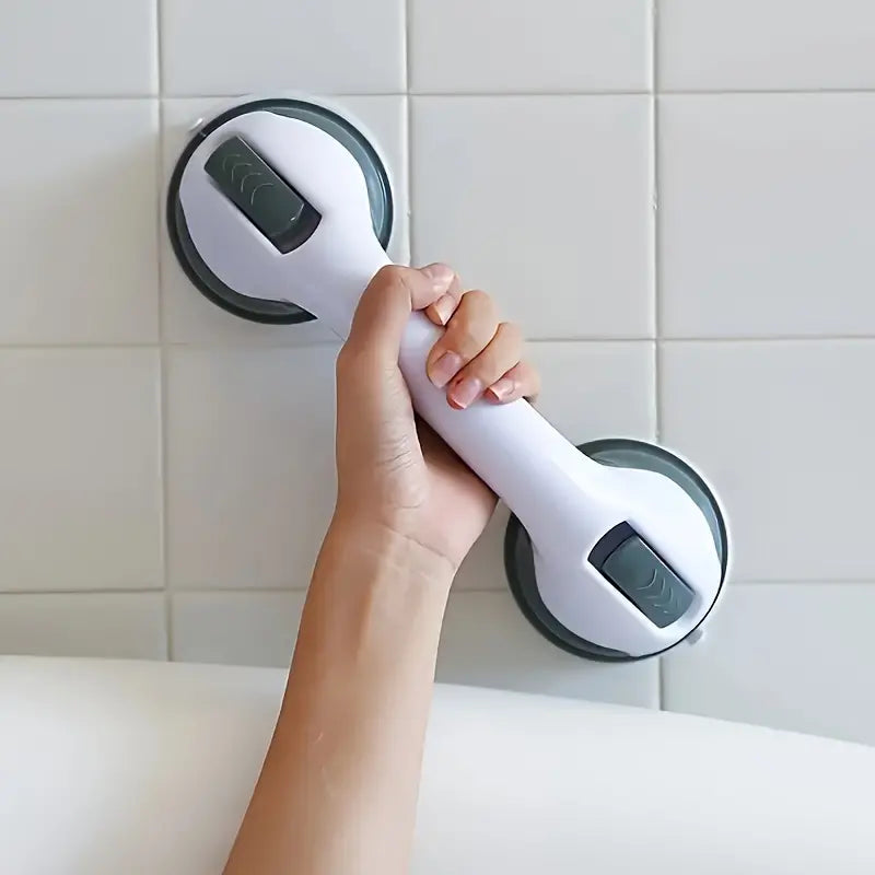 Suction Grab Bar for Bathroom Safety ,1pc Modern Non-Slip Shower Handle: Easy Install, Powerful Suction, Safety Grip, Contemporary Design for Bathroom Security - Australian Assistive Technology Centre