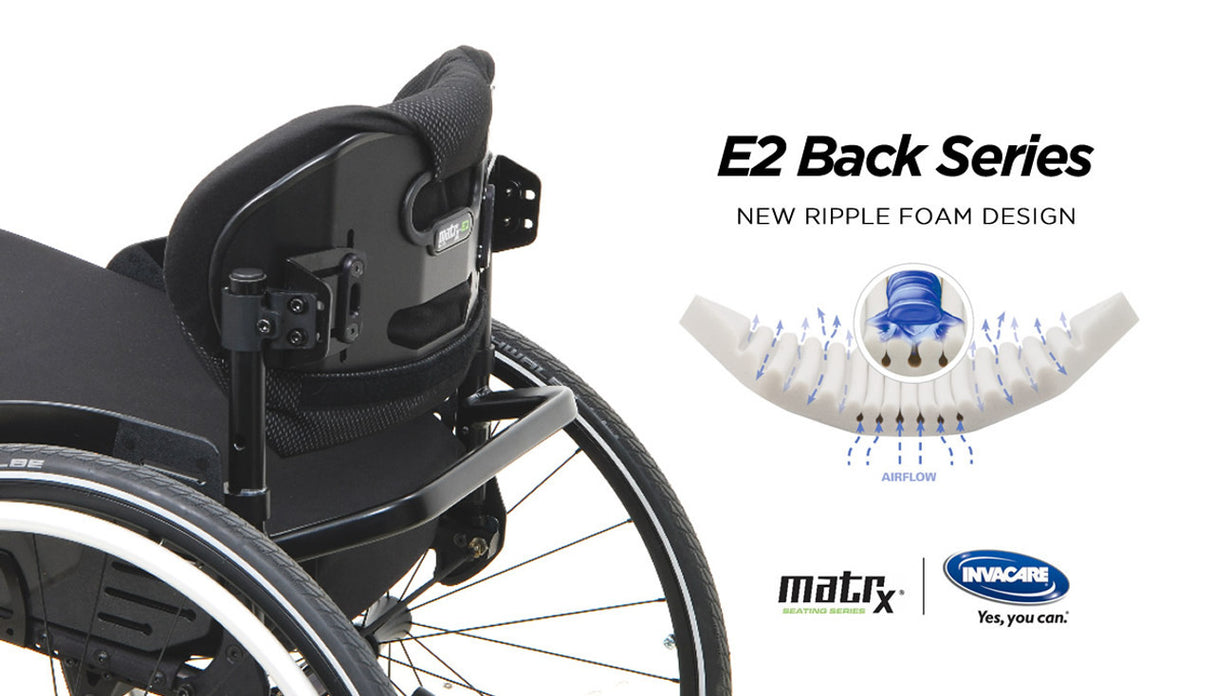Invacare Matrx E2 Deep Back Positioning Backrest