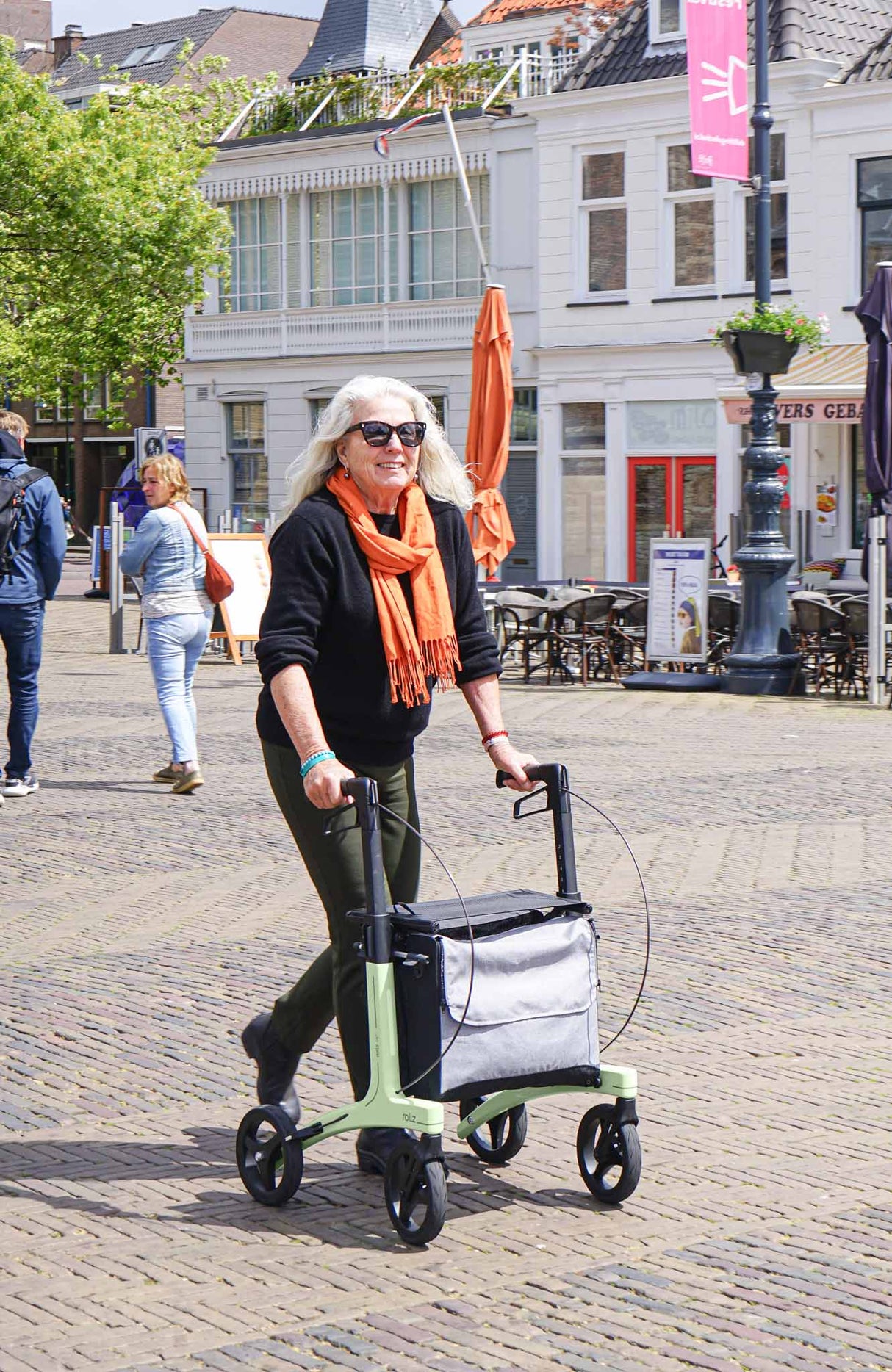 Rollz Air Lightweight Folding Carbon Rollator - Australian Assistive Technology Centre