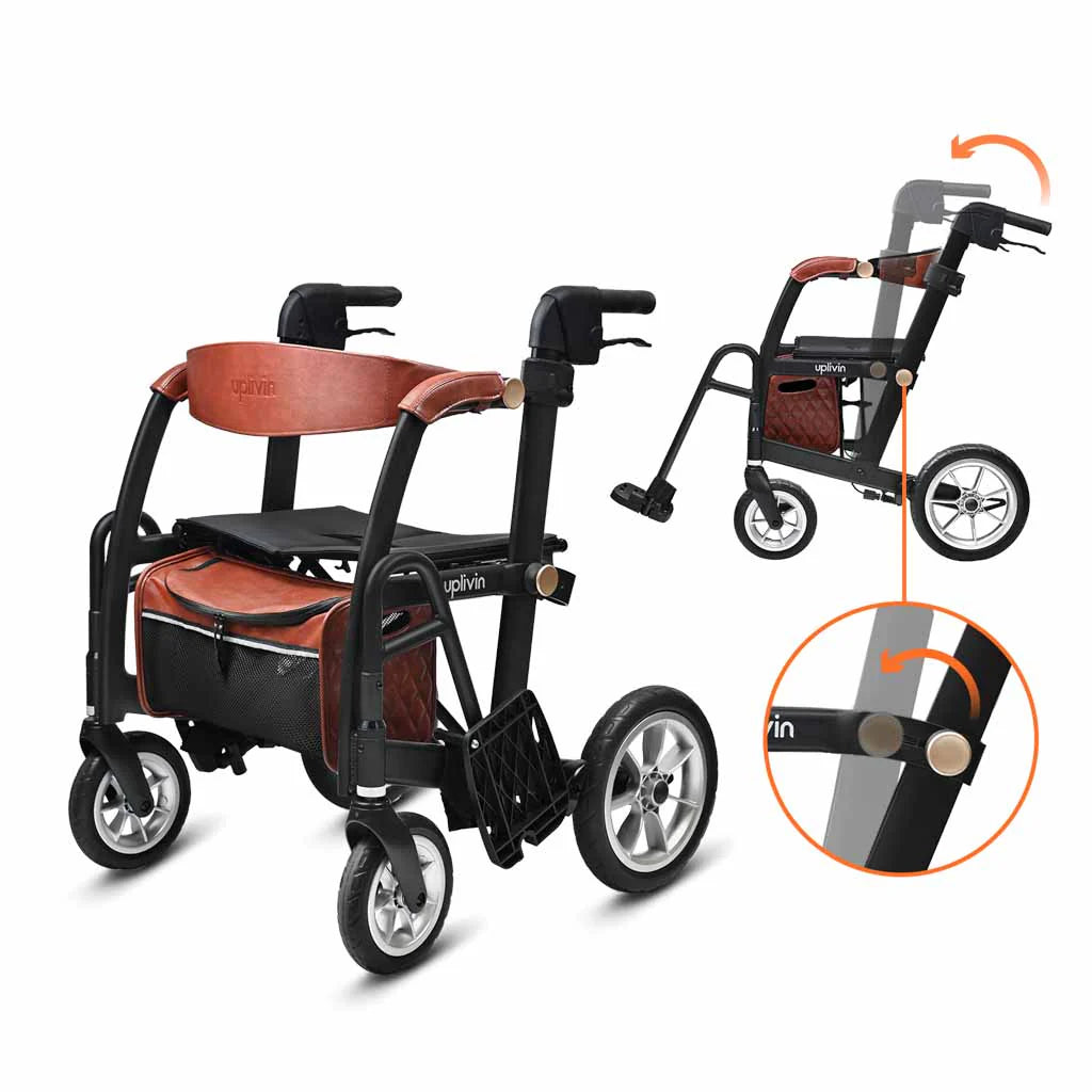 Uplivin Gavo 2-in-1 Walker Wheelchair - Australian Assistive Technology Centre