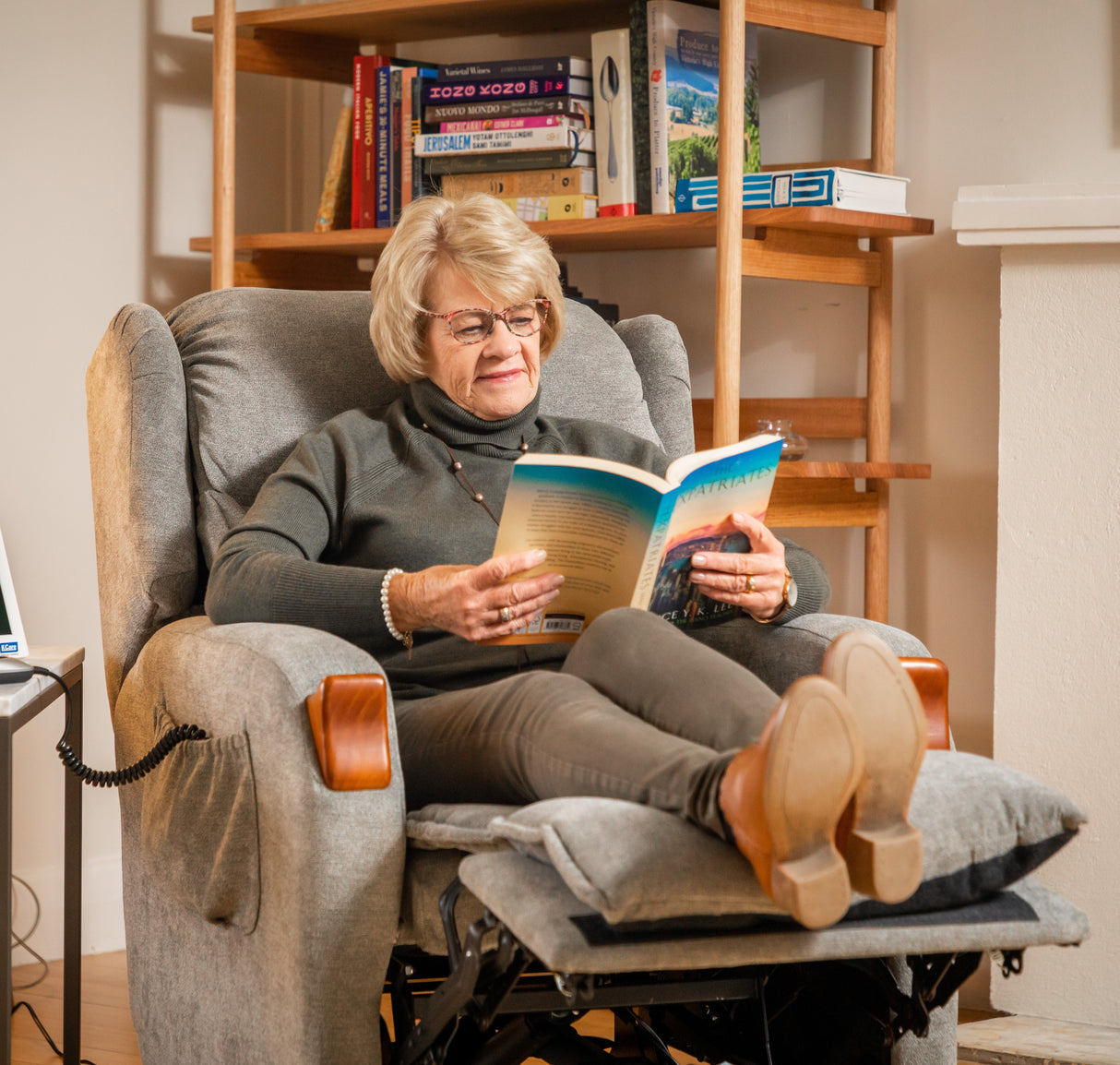 KCare Air Comfort Compact Lift Chair Dual Motor 500mm 140kg - Australian Assistive Technology Centre