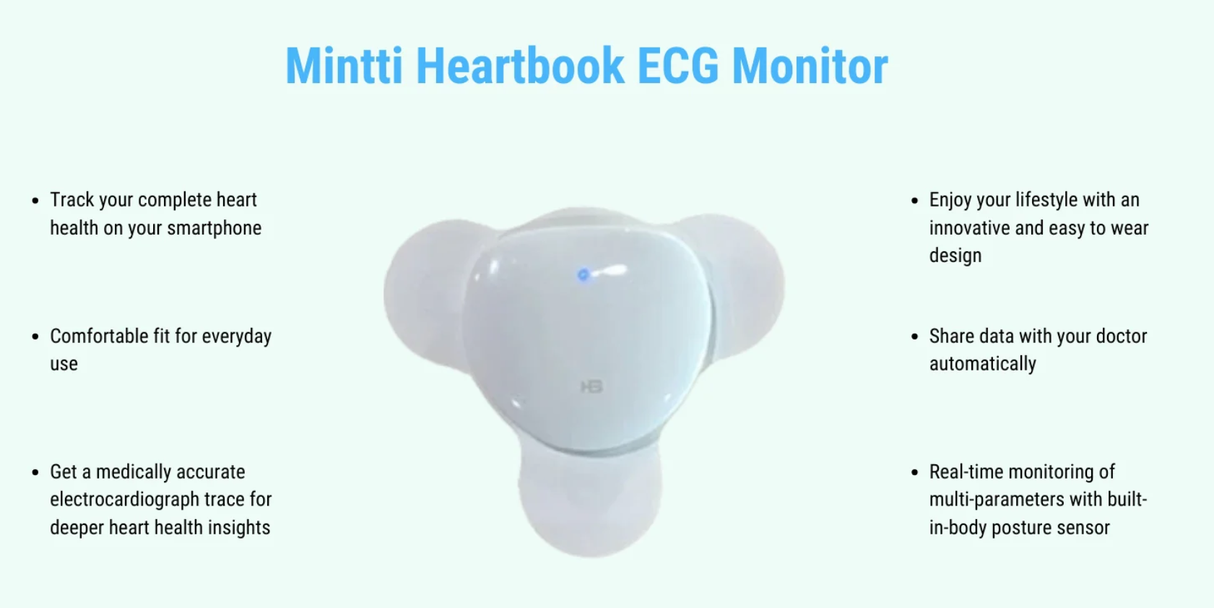 ECG Patch - Mintti Heartbook - Australian Assistive Technology Centre
