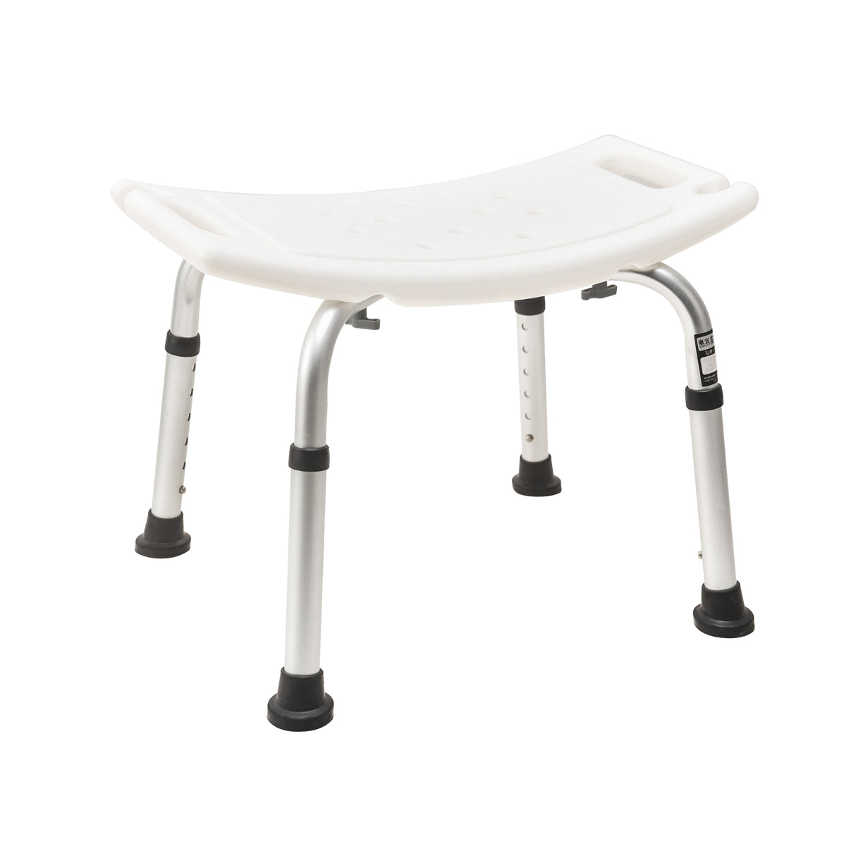 White Aluminium Bath Chair with 6 level Height Adjustmnet - Australian Assistive Technology Centre