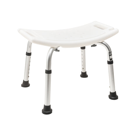 White Aluminium Bath Chair with 6 level Height Adjustmnet - Australian Assistive Technology Centre