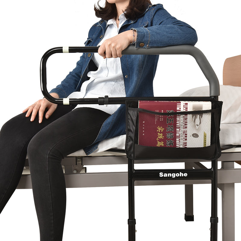 Black Unfoldable Bedside Keeper From Falling - Australian Assistive Technology Centre