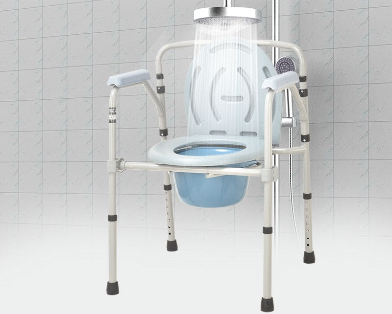 Firm Steel Commode Chair for Bathroom - Australian Assistive Technology Centre