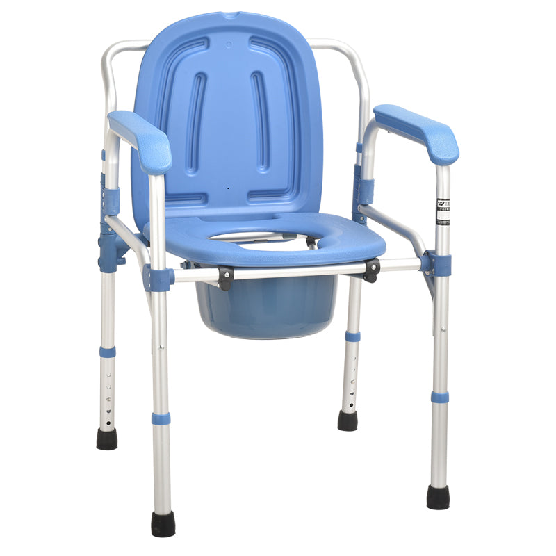 Foldable Commode Chair with Aluminium Frame - Australian Assistive Technology Centre