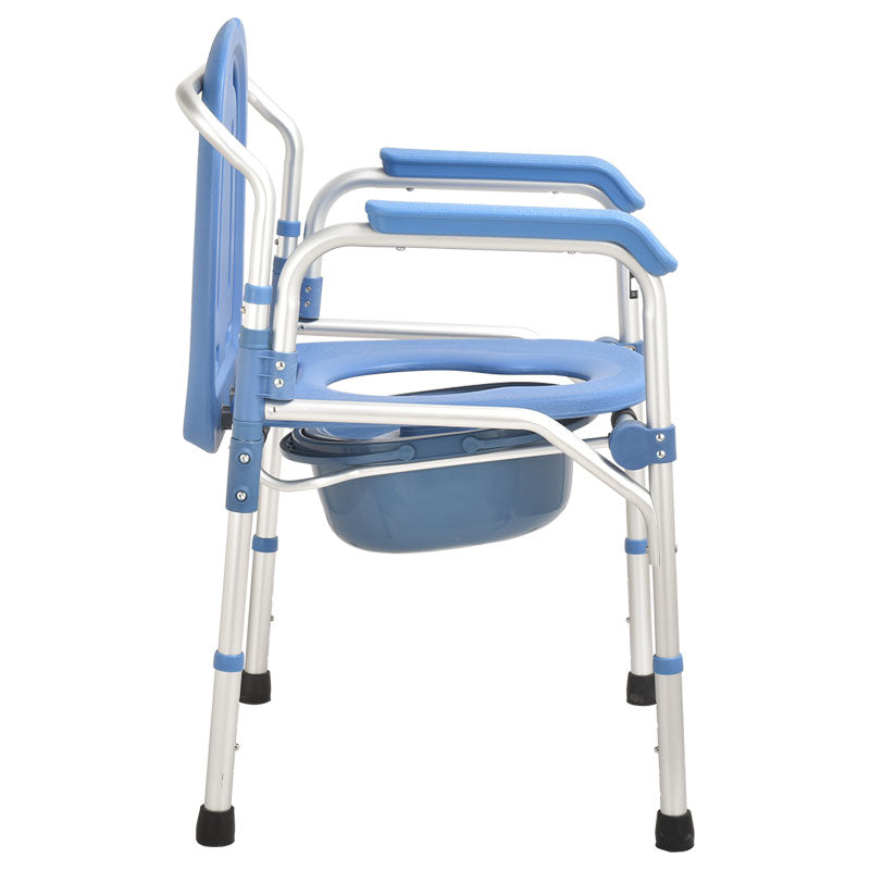 Foldable Commode Chair with Aluminium Frame - Australian Assistive Technology Centre