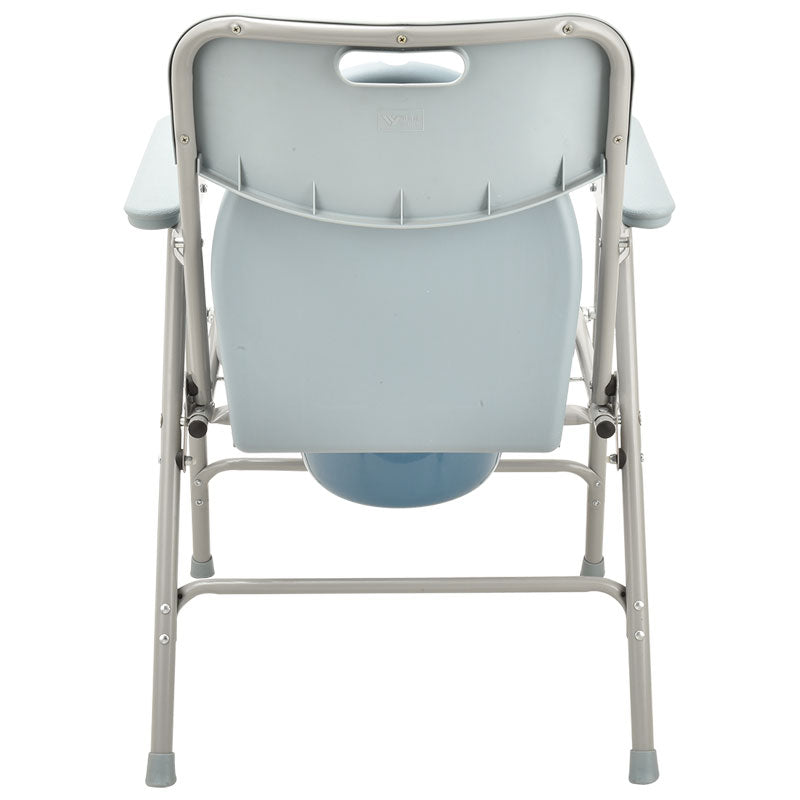 Stainless Steel Commode Chair Foldable - Australian Assistive Technology Centre