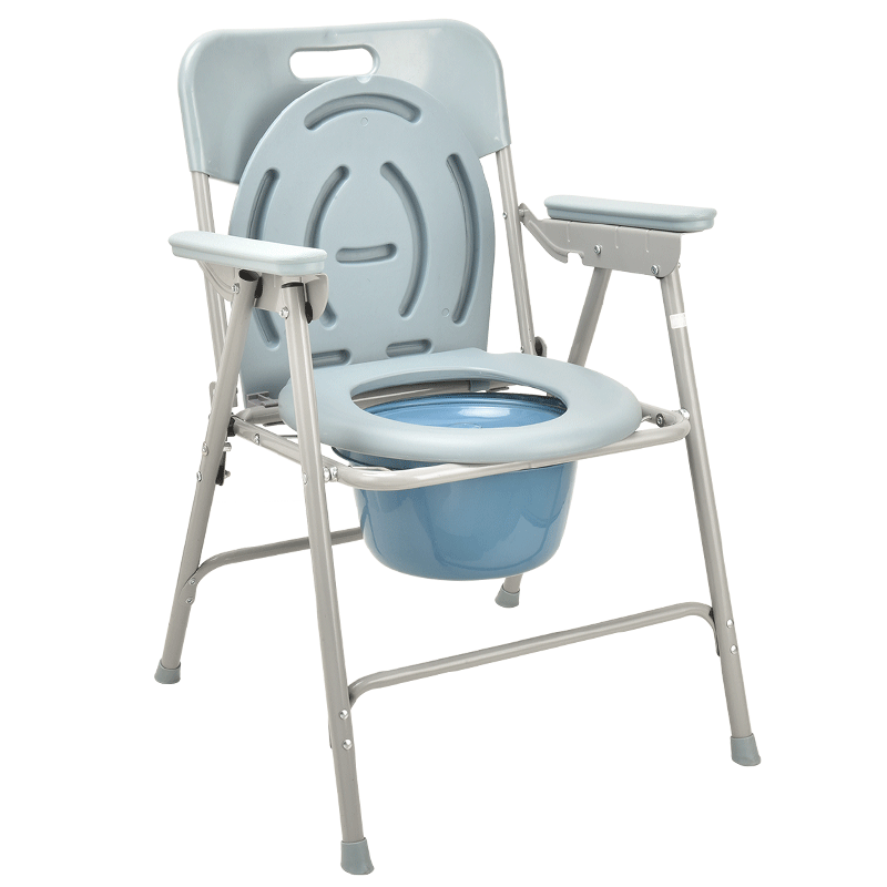 Stainless Steel Commode Chair Foldable - Australian Assistive Technology Centre