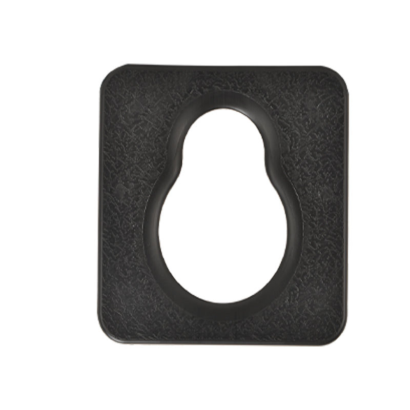 Thick Frame Black Commode Chair with Soft Cover - Australian Assistive Technology Centre
