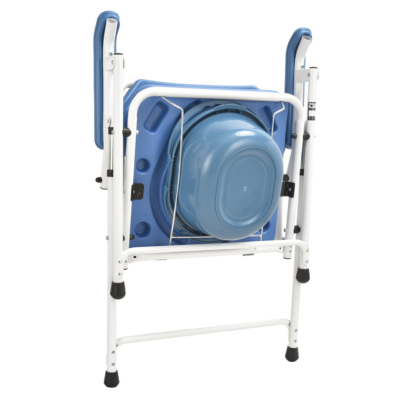 Thick Frame Commode Chair with Waterproof Seat - Australian Assistive Technology Centre