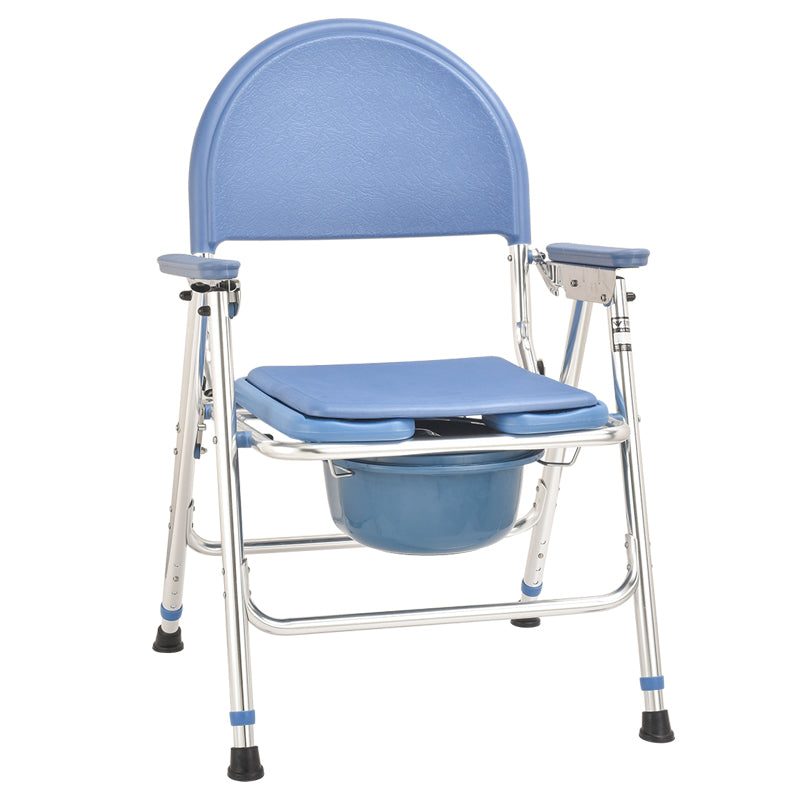 Thick Frame Commode Chair with Waterproof Seat - Australian Assistive Technology Centre