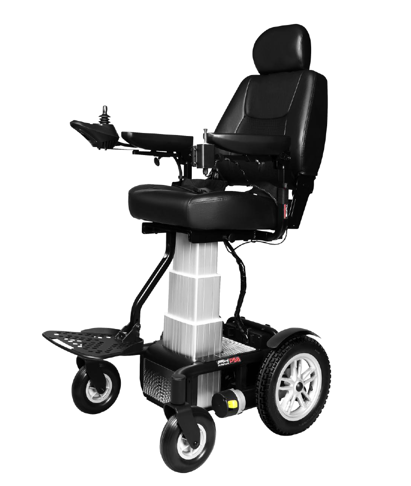 Comfy Black Multilevel Electric Wheelchair >20 KM Range - Australian Assistive Technology Centre