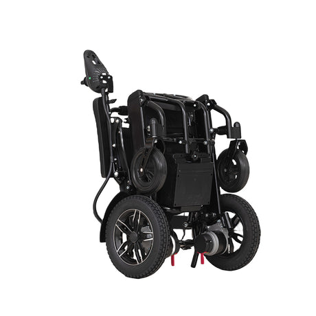 Electric wheelchair with 12" Front Wheel and 8" Rear Wheel - Australian Assistive Technology Centre