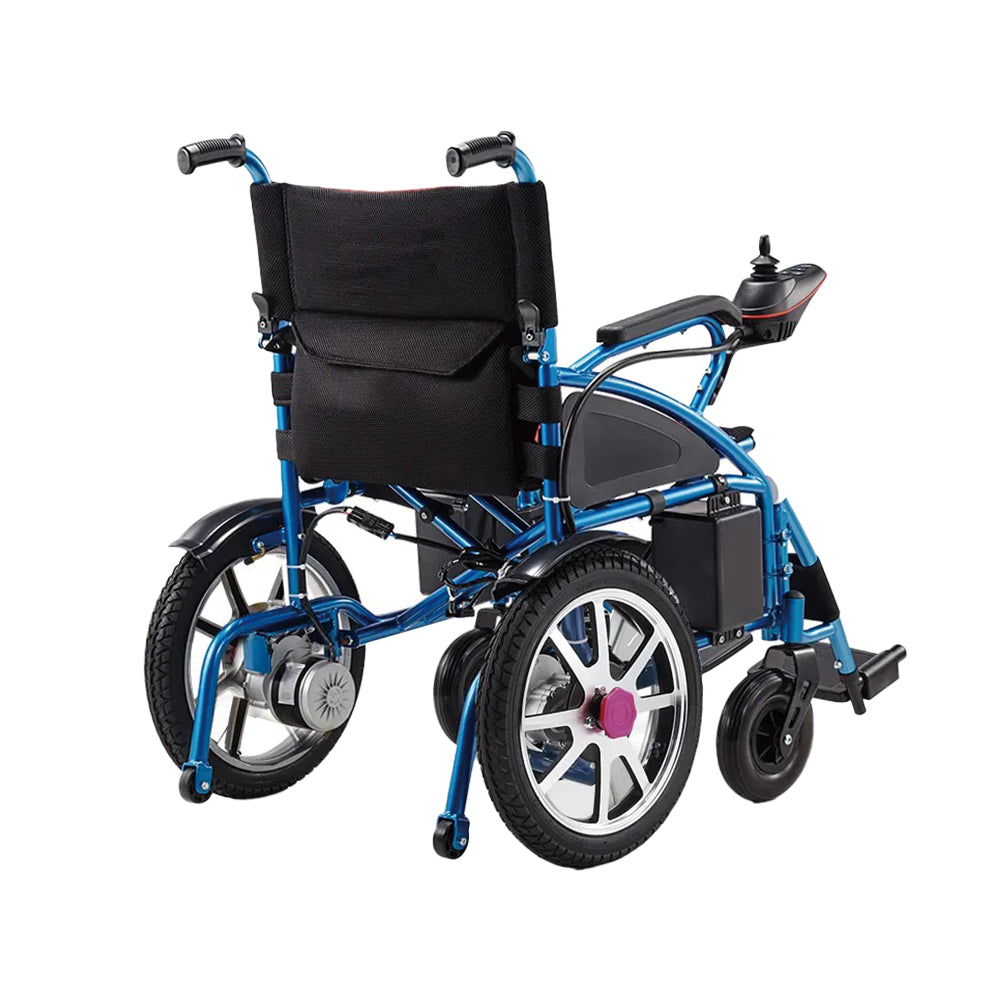 Red Black Electric Wheelchair Portable - Australian Assistive Technology Centre