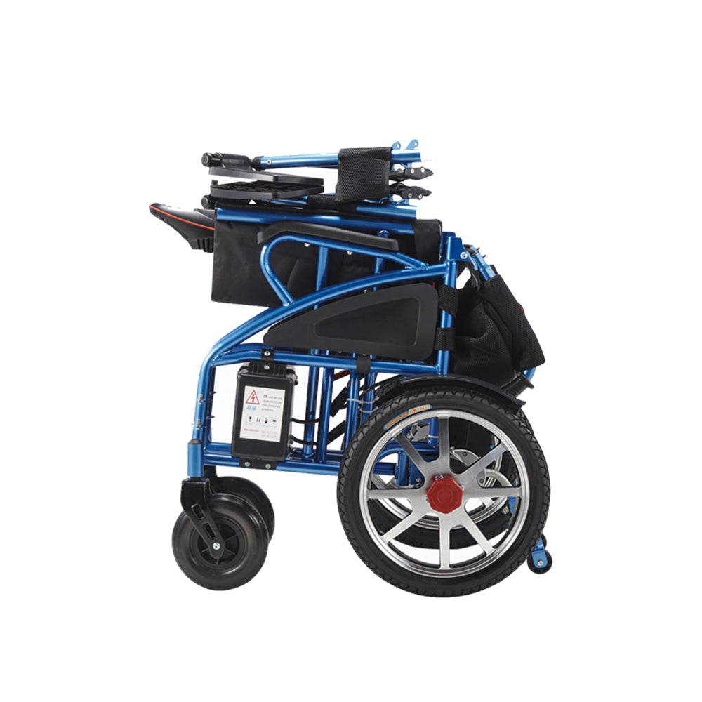 Red Black Electric Wheelchair Portable - Australian Assistive Technology Centre