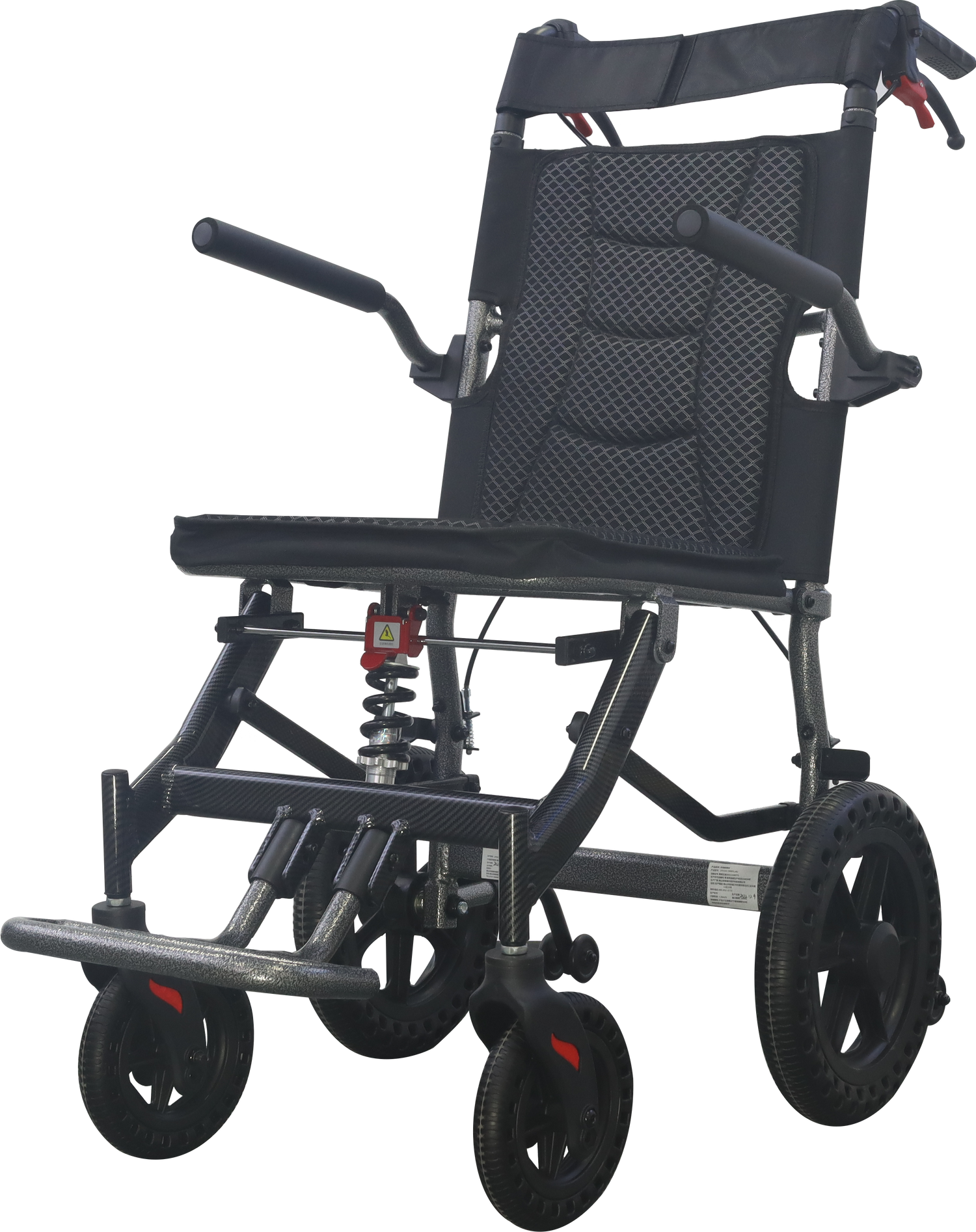 Lightweight Manual Wheelchair with Shock Absorber and Integrated Brakes - Australian Assistive Technology Centre