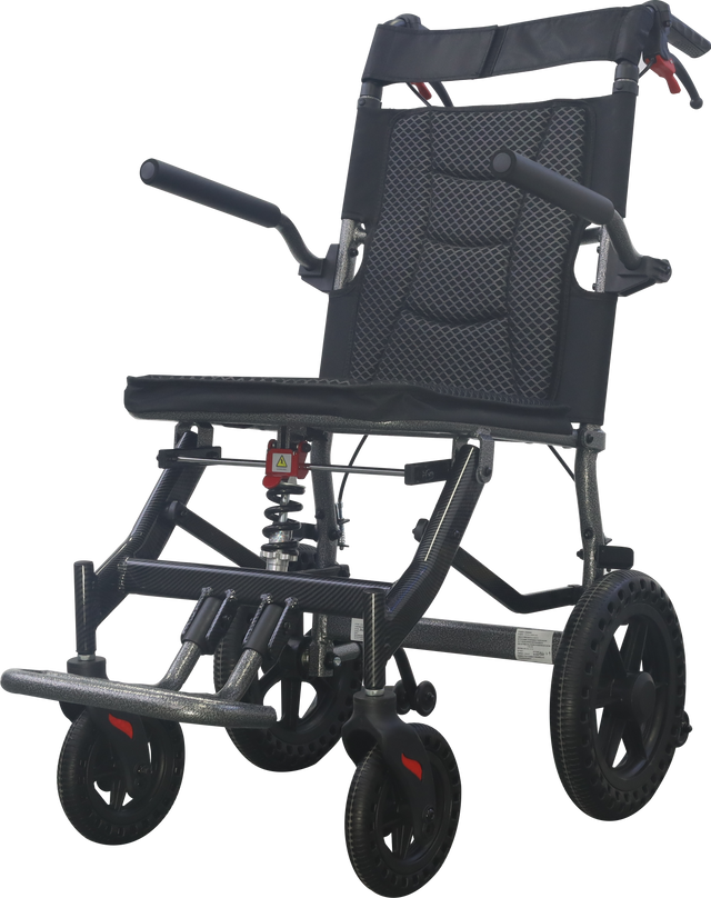 Lightweight Manual Wheelchair with Shock Absorber and Integrated Brakes - Australian Assistive Technology Centre