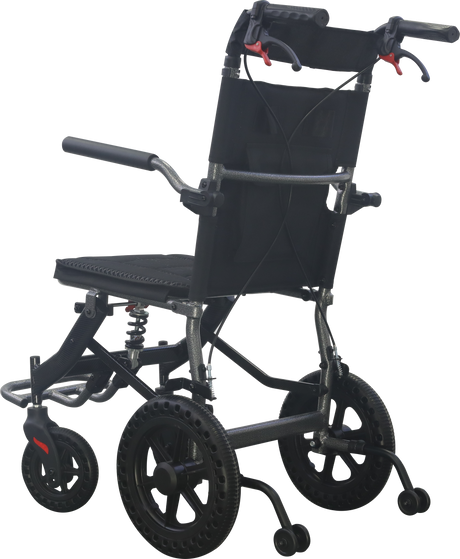 Lightweight Manual Wheelchair with Shock Absorber and Integrated Brakes - Australian Assistive Technology Centre