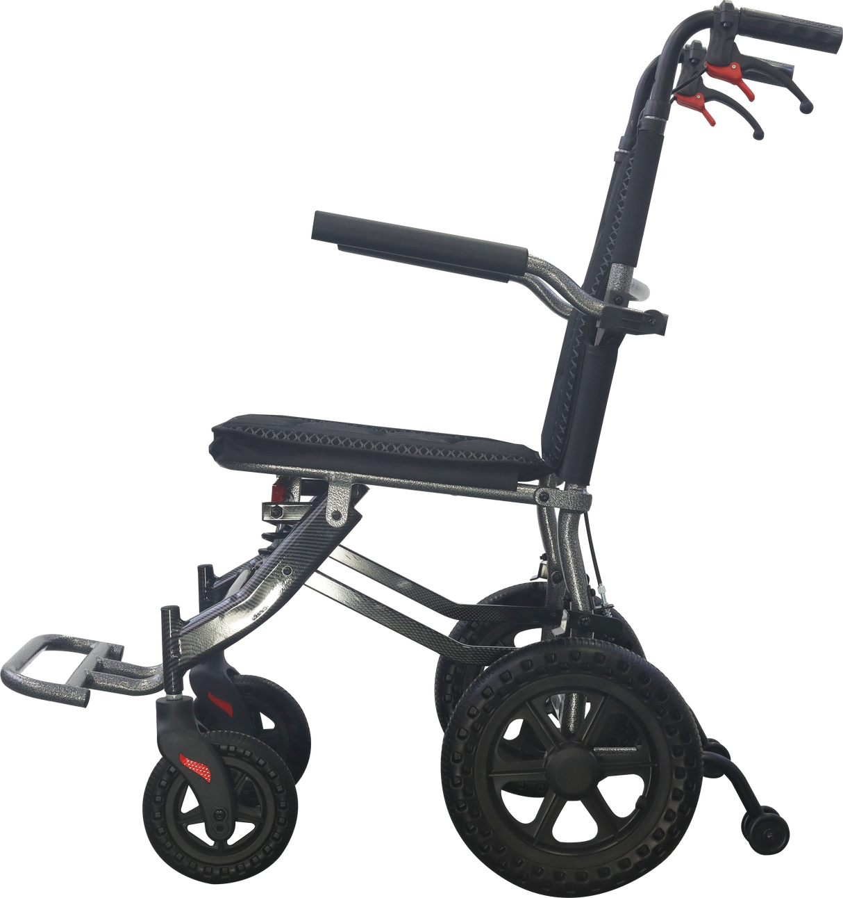 Lightweight Manual Wheelchair with Shock Absorber and Integrated Brakes - Australian Assistive Technology Centre