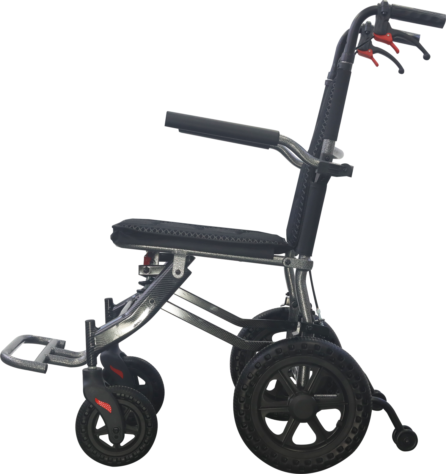 Lightweight Manual Wheelchair with Shock Absorber and Integrated Brakes - Australian Assistive Technology Centre