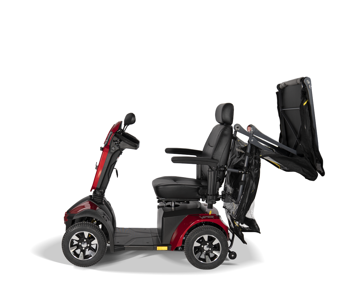 Scooterpac all weather canopy - Australian Assistive Technology Centre