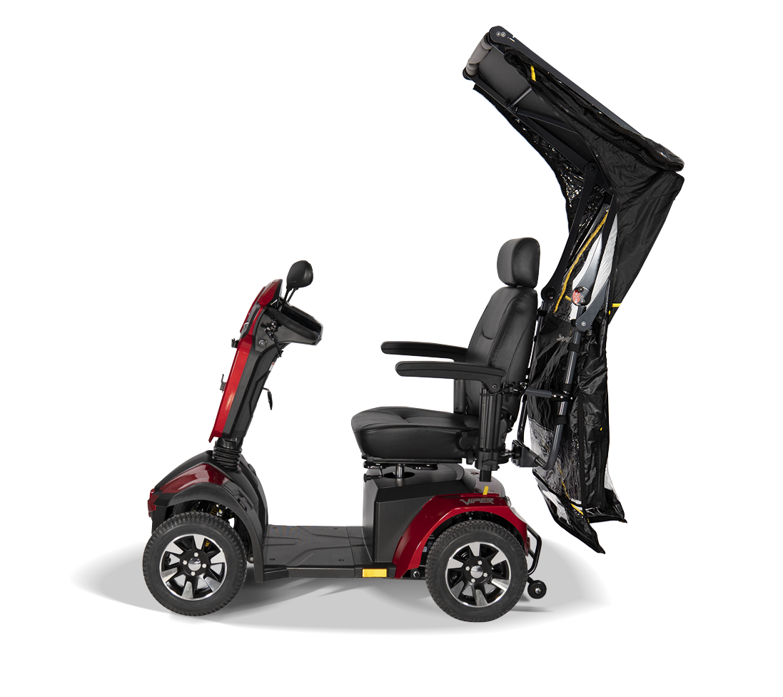 Scooterpac all weather canopy - Australian Assistive Technology Centre