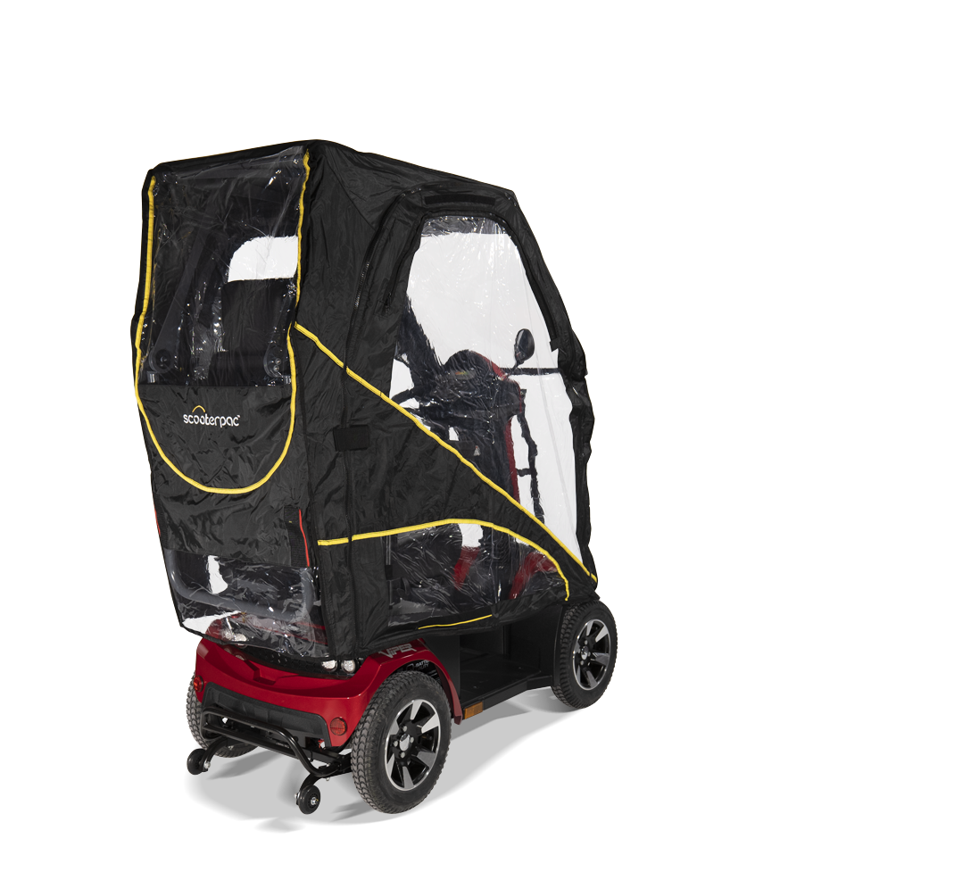 Scooterpac all weather canopy - Australian Assistive Technology Centre