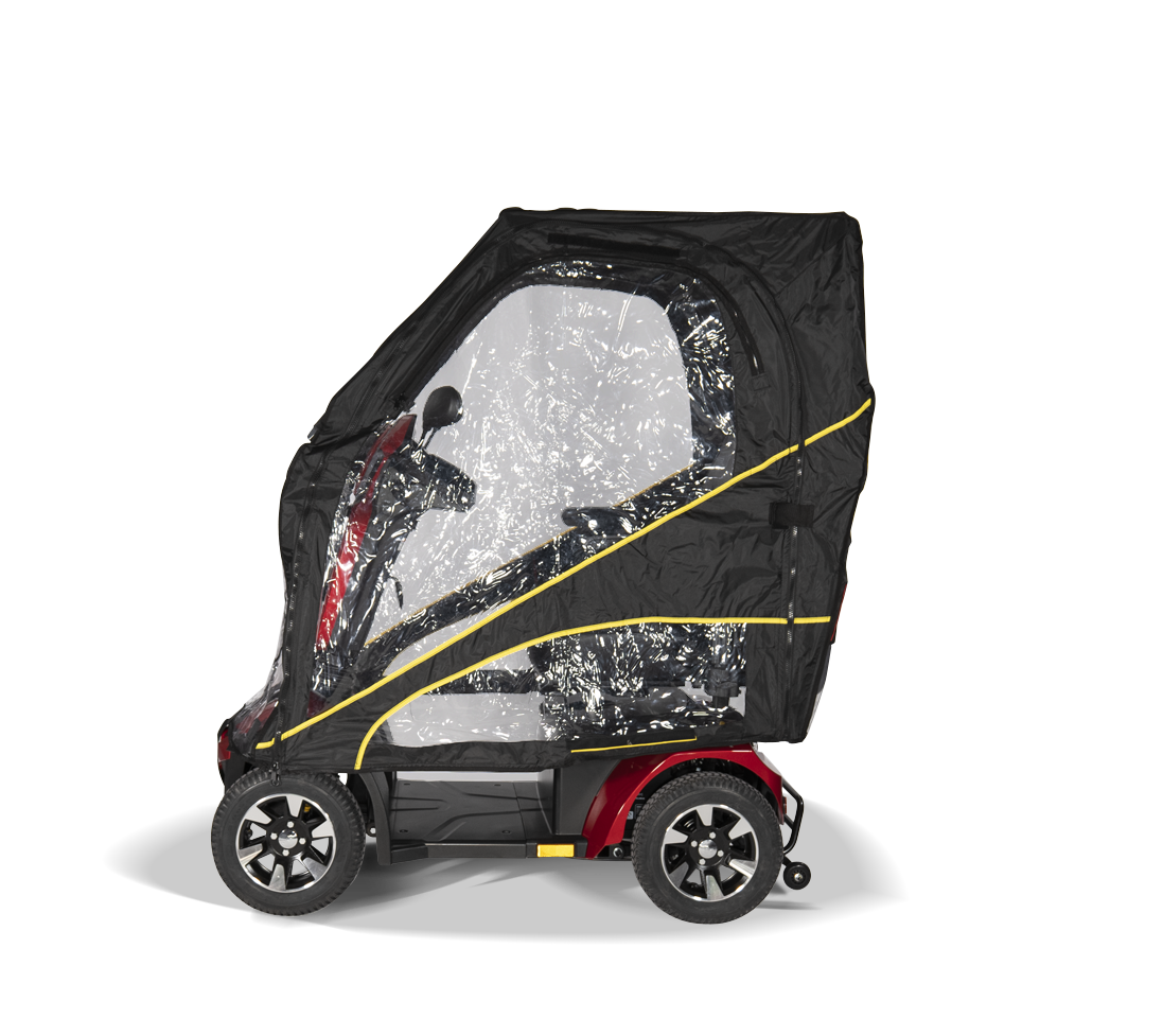 Scooterpac all weather canopy - Australian Assistive Technology Centre