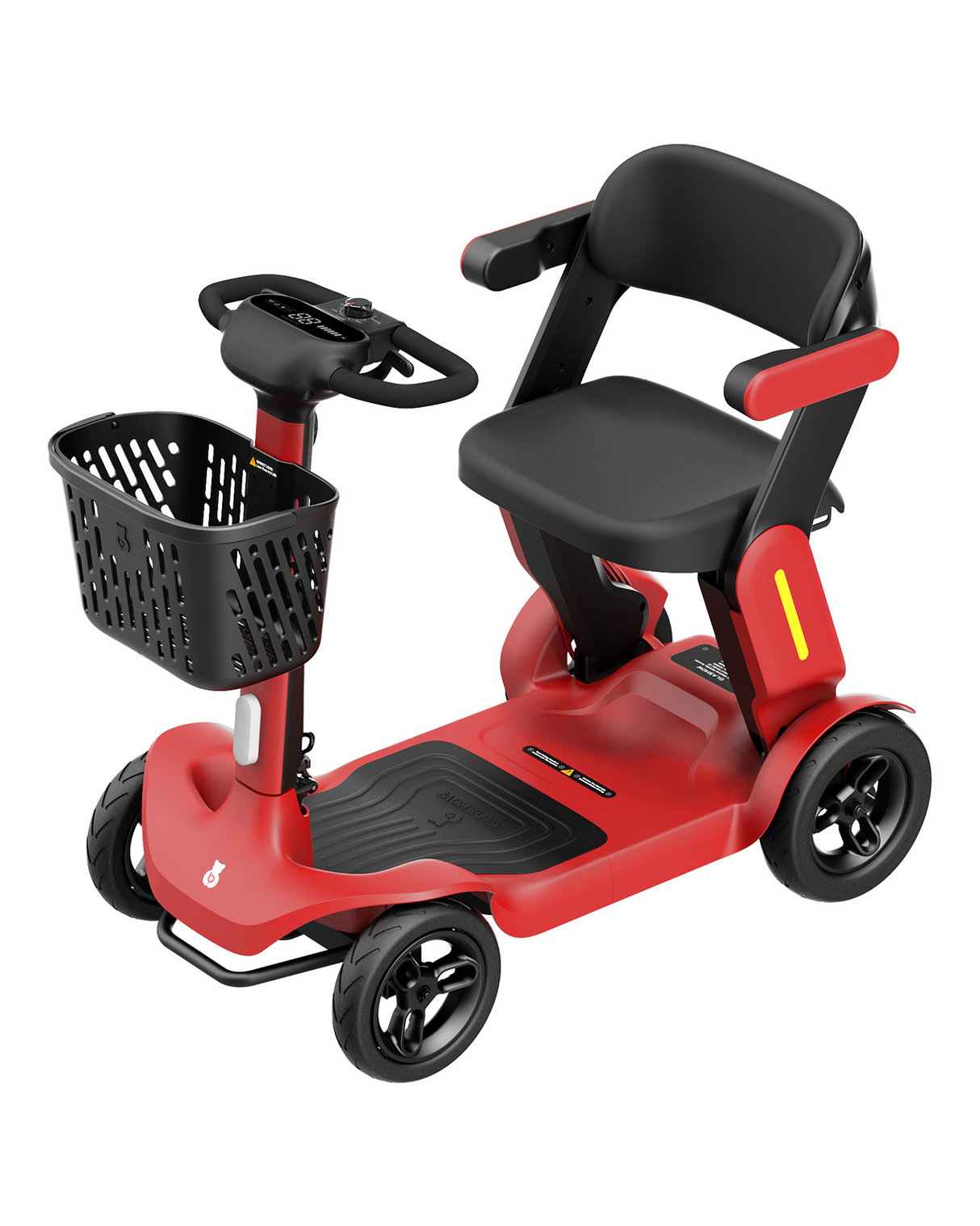 Red Medium Sized Scooter with High Capacity Battery - Australian Assistive Technology Centre