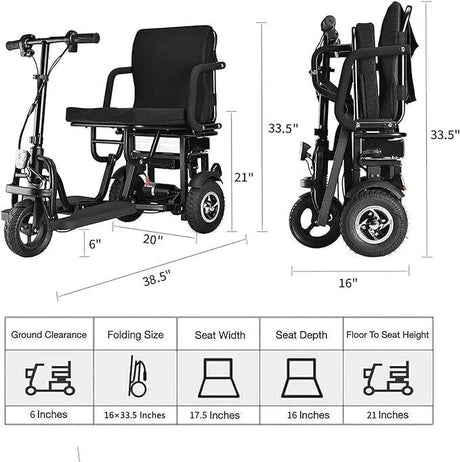 3 Wheel Mobility Power Scooter Electric Foldable - Australian Assistive Technology Centre