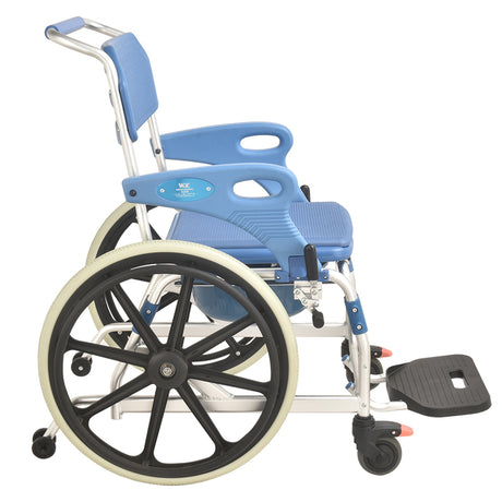 22 inch Wheelchair Aluminium Commode Chair - Australian Assistive Technology Centre
