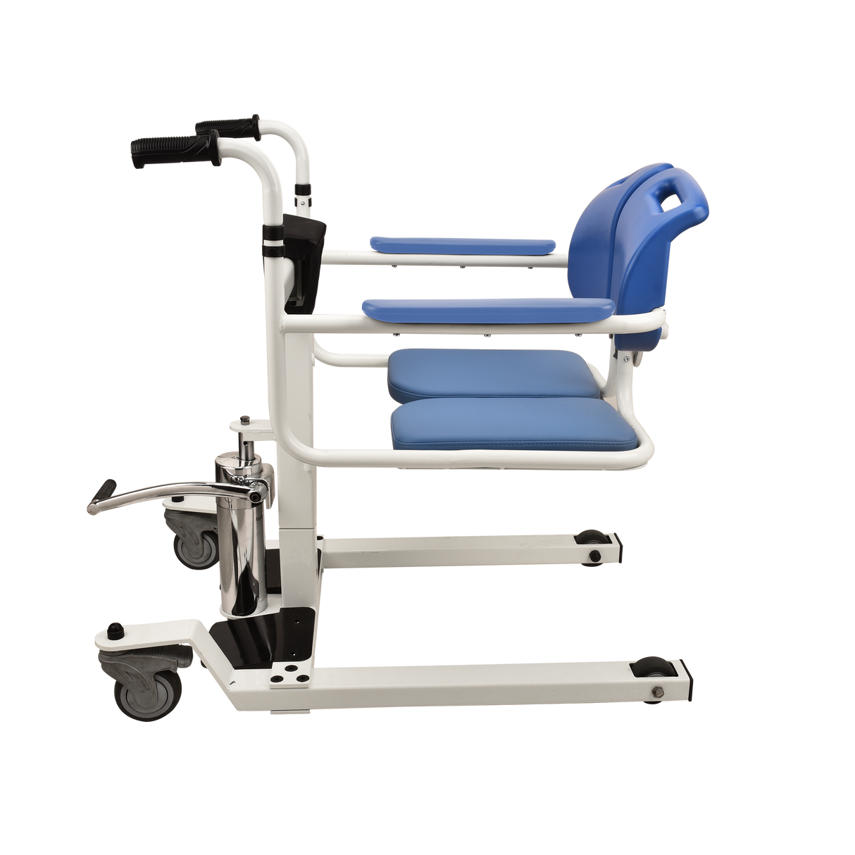 Transfer Chair Hydraulic with Soft Premium Seat - Australian Assistive Technology Centre