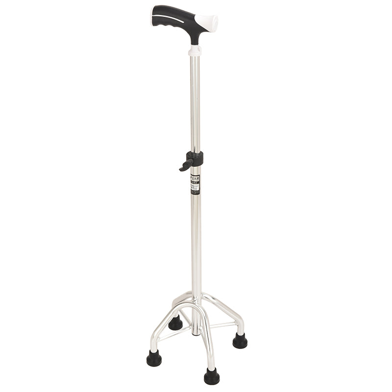 Sturdy Silver Aluminium Walking Stick - Australian Assistive Technology Centre