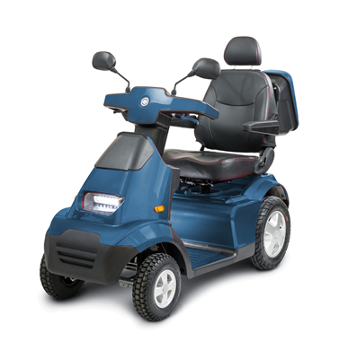 AFISCOOTER S4 SINGLE SEAT SCOOTER - (Silver, Blue, Gray, Red) - Australian Assistive Technology Centre