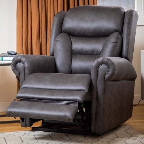 DONATELLO LIFT RECLINER - LATERAL BACKREST CANYON STEEL - Australian Assistive Technology Centre