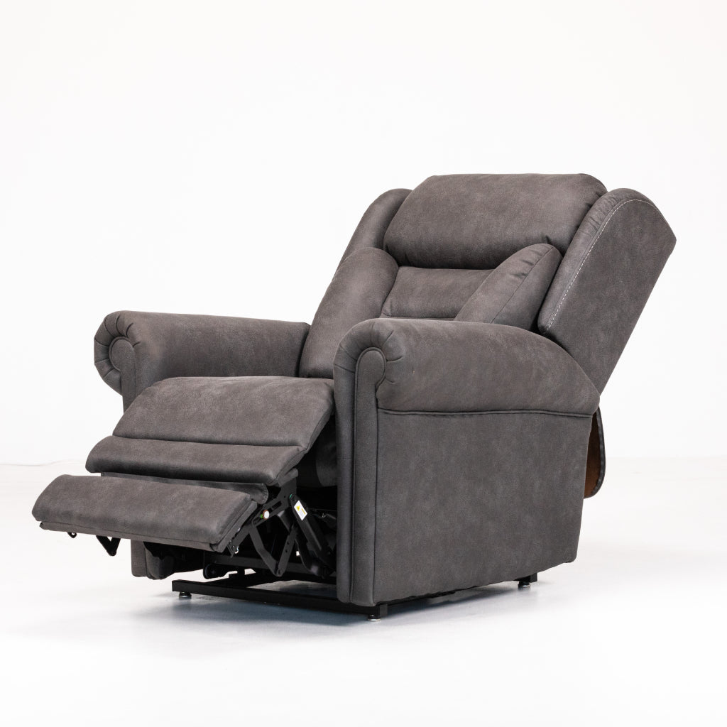 DONATELLO LIFT RECLINER - LATERAL BACKREST CANYON STEEL - Australian Assistive Technology Centre