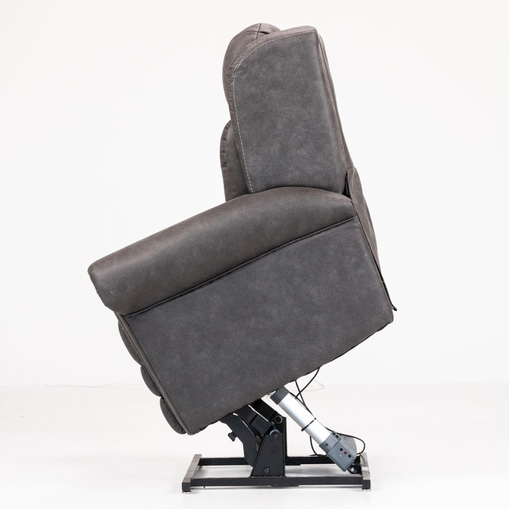 DONATELLO LIFT RECLINER - LATERAL BACKREST CANYON STEEL - Australian Assistive Technology Centre
