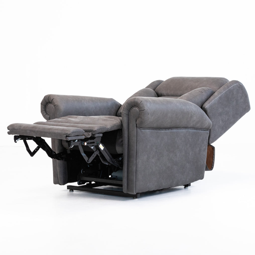 DONATELLO PETITE LIFT RECLINER - LATERAL BACK CANYON STEEL - Australian Assistive Technology Centre