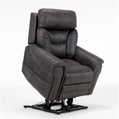 DONATELLO PLUS PETITE LIFT RECLINER - CANYON STEEL - Australian Assistive Technology Centre