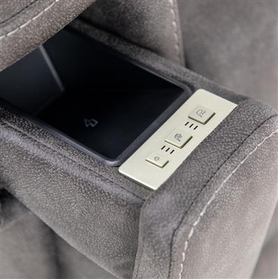 DONATELLO PLUS PETITE LIFT RECLINER - CANYON STEEL - Australian Assistive Technology Centre