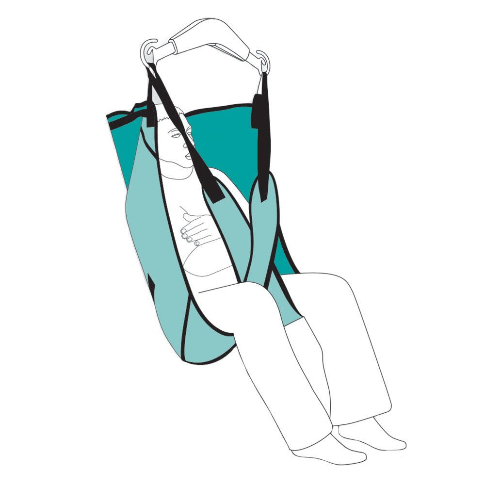 General Purpose Sling with Head Support\Mesh - Australian Assistive Technology Centre