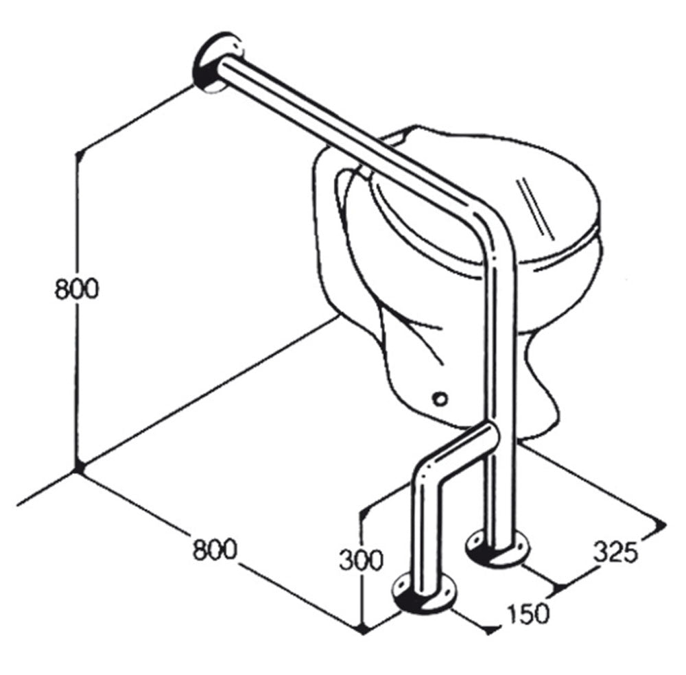 Toilet Rail Type 09 - Australian Assistive Technology Centre