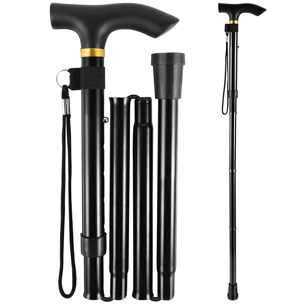 Folding Walking Stick with Sturdy Design - Australian Assistive Technology Centre
