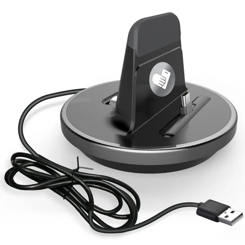 Tabletop Charger for Big Purple Phone - Australian Assistive Technology Centre